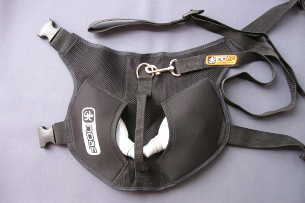 Mochila con botellas y correa