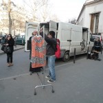 Luego de un desfile en el Palais de Tokyo