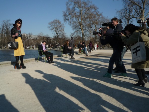 Todas esas sombras en el piso... son de fotógrafos