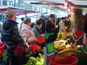 Mercado bio de Raspail