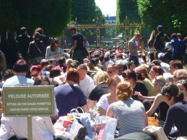 En los jardines de Luxemburgo